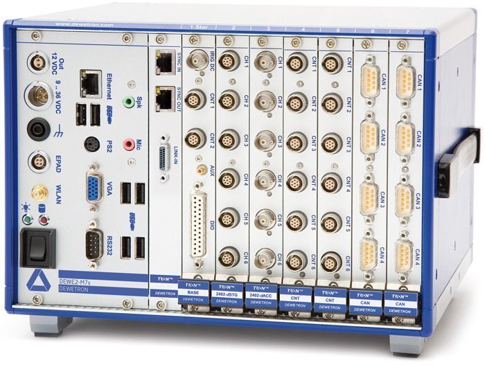 DEWE2-M7s benchtop mainframe