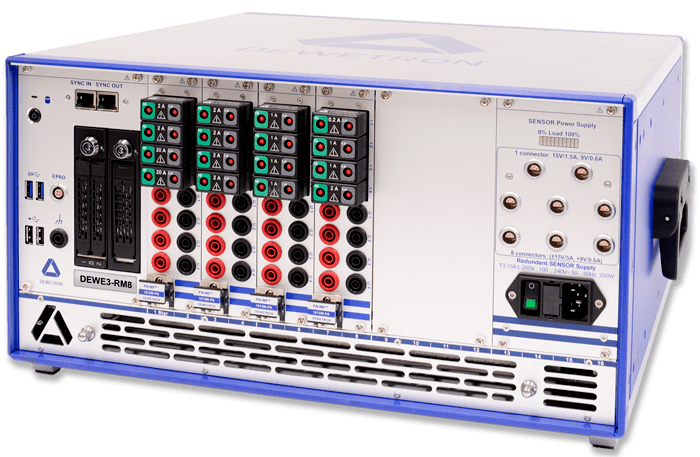 Rack-mount Power Analyzer DEWE3-PA8-RM